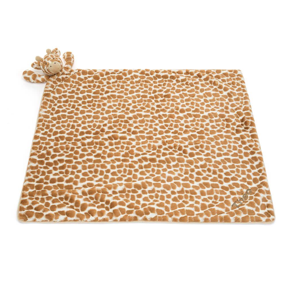 Peluche Bébé Jellycat Bashful Giraffe Blankie,56cm x 70cm x 9cm Orange | 34507-ZUWF
