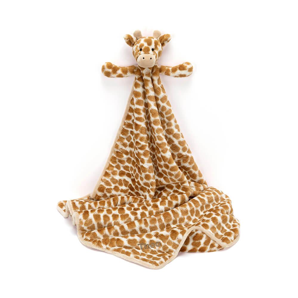 Peluche Bébé Jellycat Bashful Giraffe Blankie,56cm x 70cm x 9cm Orange | 34507-ZUWF