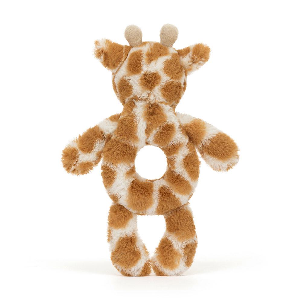 Peluche Bébé Jellycat Bashful Giraffe Ring Rattle,18cm x 8cm x 2cm Orange | 90473-SVOC
