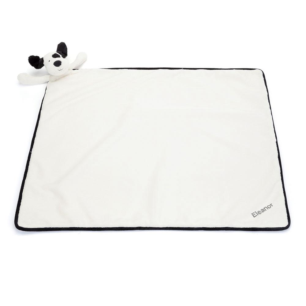 Peluche Bébé Jellycat Bashful Puppy Blankie,56cm x 70cm x 9cm Blanche | 15768-NWMB