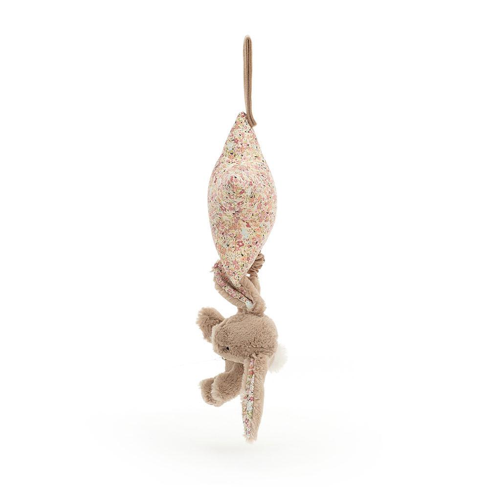 Peluche Bébé Jellycat Blossom Bea Bunny Musical Pull,30cm x 19cm x 3cm Beige | 25814-QFZB