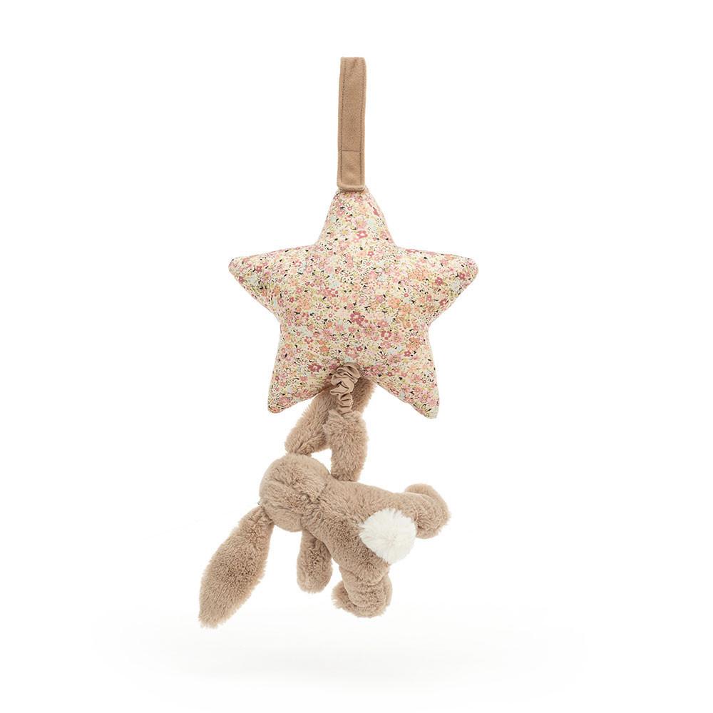 Peluche Bébé Jellycat Blossom Bea Bunny Musical Pull,30cm x 19cm x 3cm Beige | 25814-QFZB