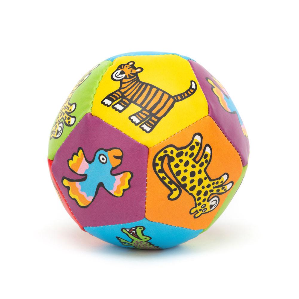 Peluche Bébé Jellycat Jungly Tails Boing Ball,10cm x 10cm x 10cm Orange | 89742-MGDF