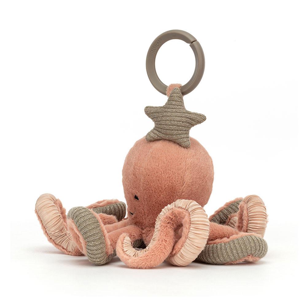 Peluche Bébé Jellycat Odell Octopus Activity Toy,10cm x 20cm x 20cm Orange | 93148-WERH
