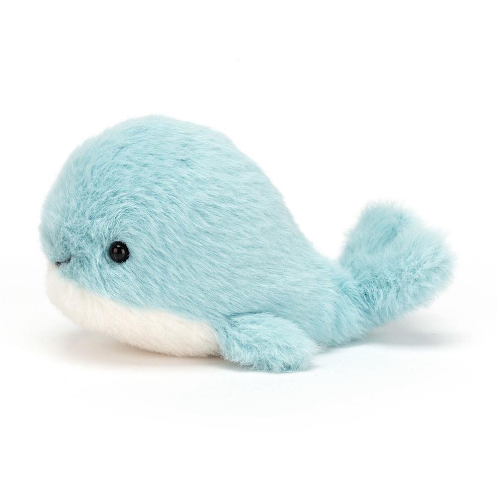 Peluche Bébé Jellycat Peluche Fluffy Whale,7cm x 5cm x 10cm Bleu | 25087-BFGZ