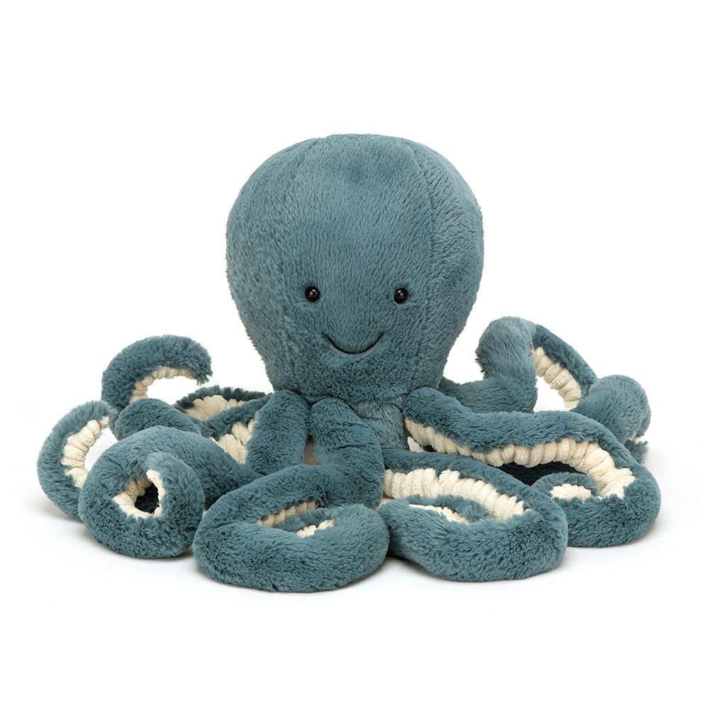 Peluche Bébé Jellycat Peluche Storm Octopus,27cm x 10cm x 10cm Bleu | 70913-ADRG