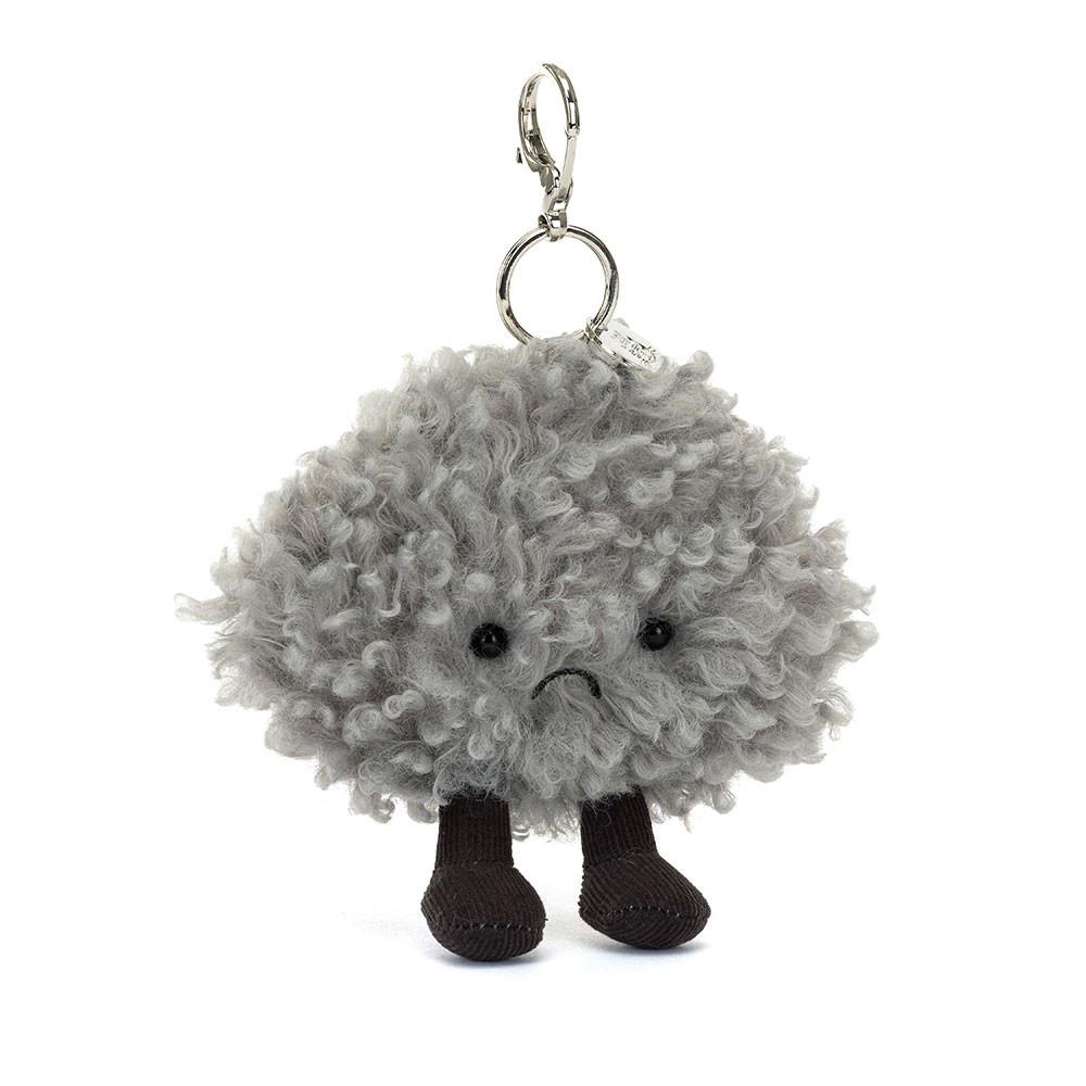 Peluche Breloque De Sac Jellycat Amuseables Storm Cloud,13cm x 8cm x 13cm Grise | 74320-JWVZ