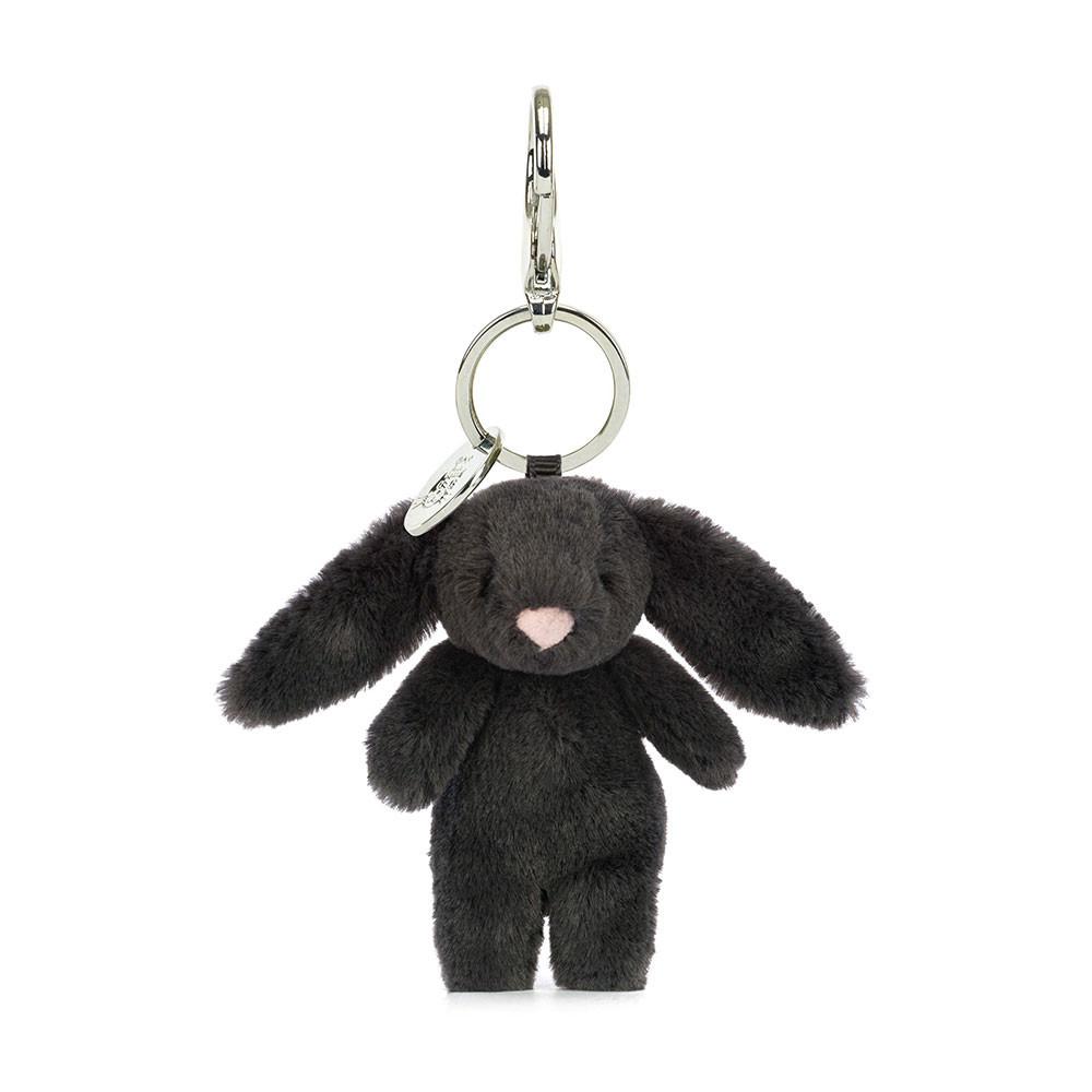Peluche Breloque De Sac Jellycat Bashful Bunny Inky,15cm x 4cm x 3cm Noir | 64138-SJYN
