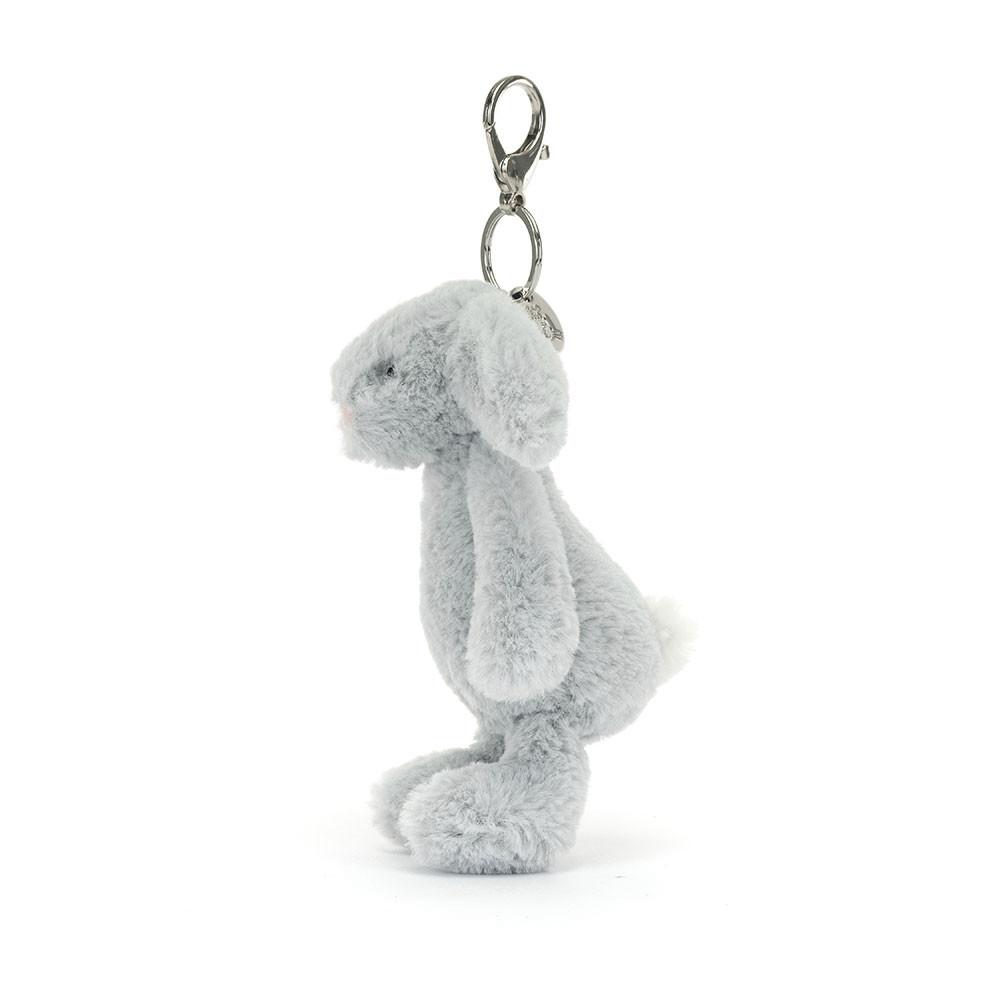 Peluche Breloque De Sac Jellycat Bashful Bunny,15cm x 4cm x 3cm Grise | 57948-LQJB