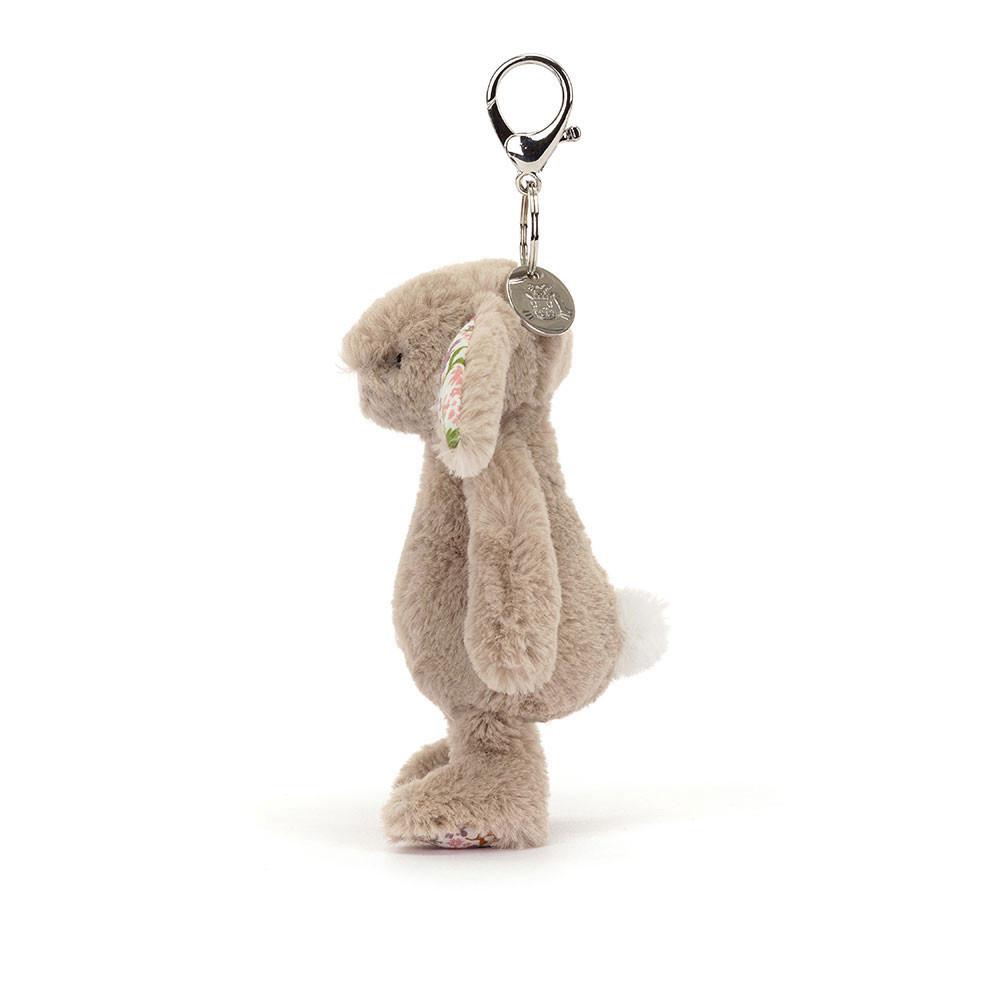 Peluche Breloque De Sac Jellycat Blossom Bunny 'Petal',18cm x 5cm x 4cm Beige | 42365-OJUI