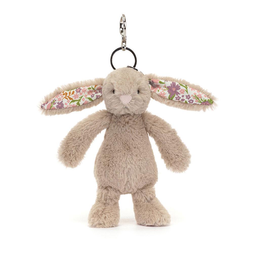 Peluche Breloque De Sac Jellycat Blossom Bunny \'Petal\',18cm x 5cm x 4cm Beige | 42365-OJUI