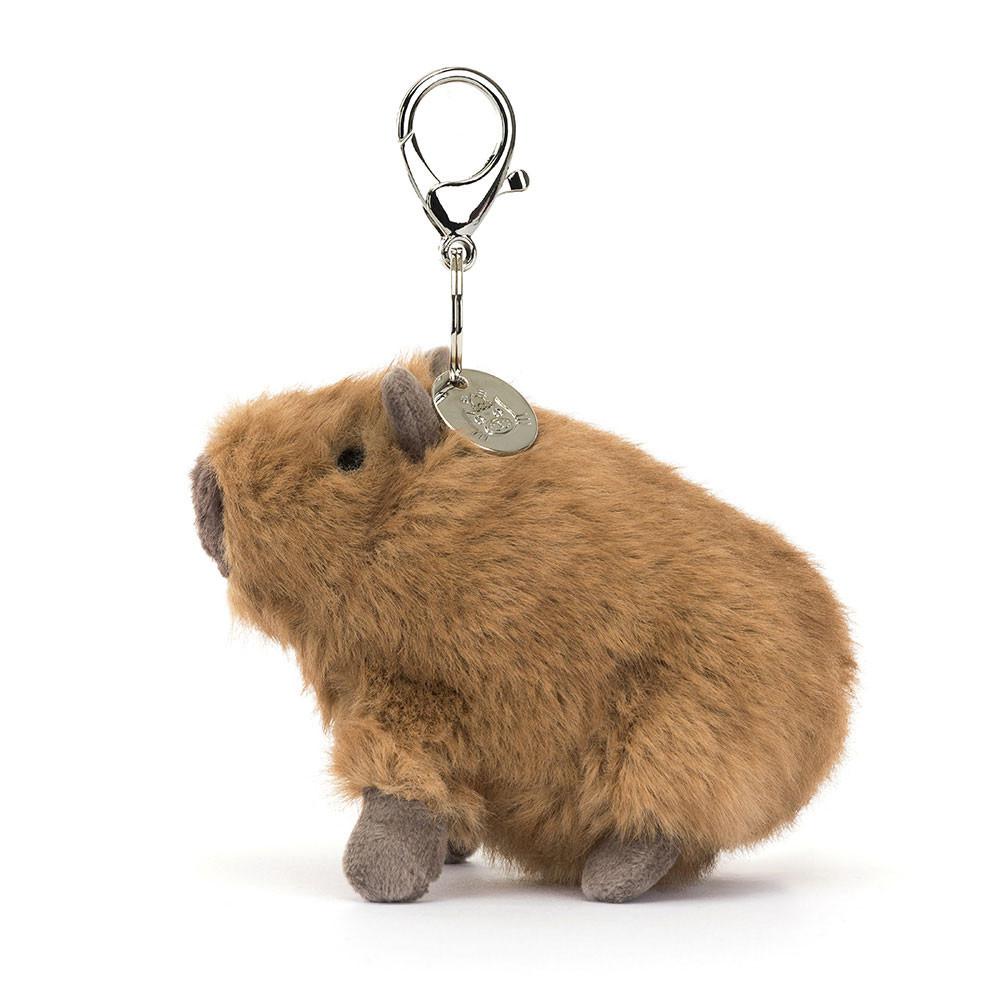 Peluche Breloque De Sac Jellycat Clyde Capybara,14cm x 6cm x 10cm Marron | 87260-FDYE