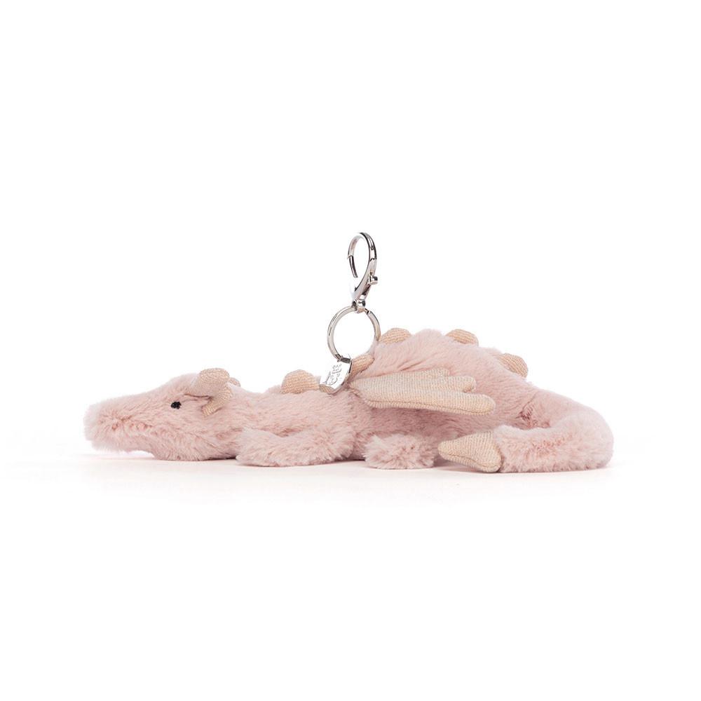 Peluche Breloque De Sac Jellycat Dragon,12cm x 8cm x 22cm Rose | 59607-MVBT