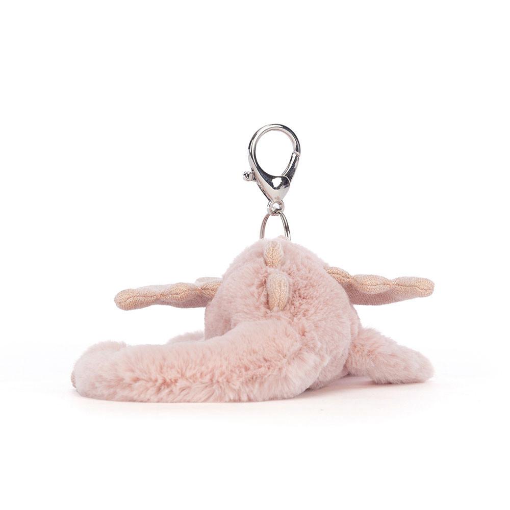 Peluche Breloque De Sac Jellycat Dragon,12cm x 8cm x 22cm Rose | 59607-MVBT