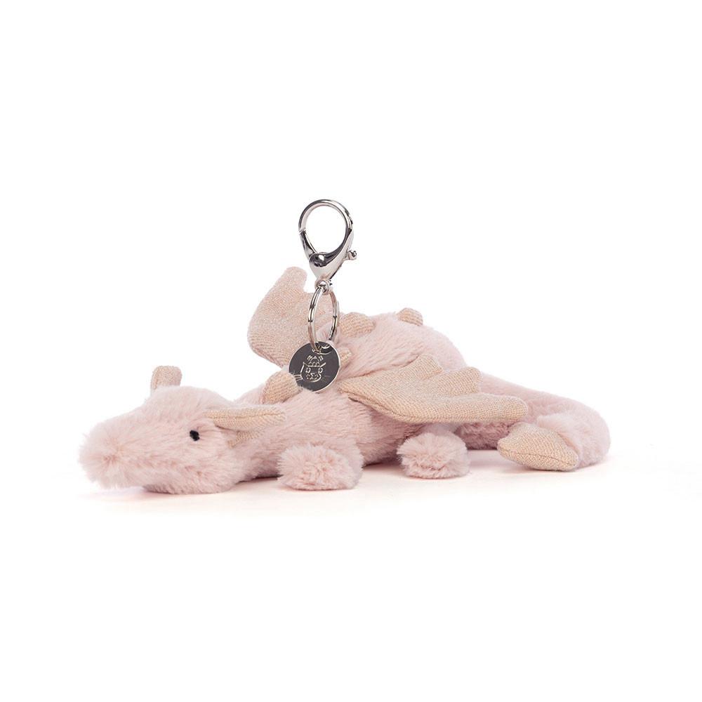 Peluche Breloque De Sac Jellycat Dragon,12cm x 8cm x 22cm Rose | 59607-MVBT