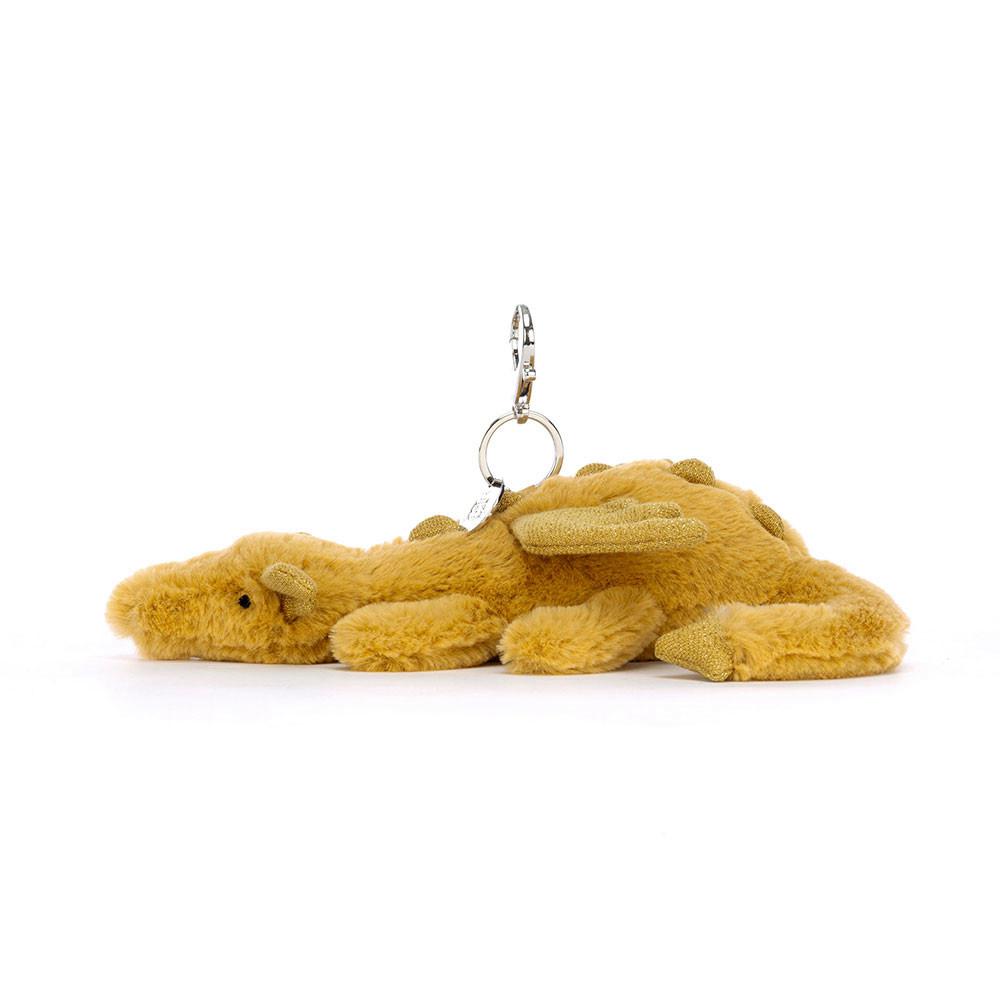 Peluche Breloque De Sac Jellycat Golden Dragon,12cm x 8cm x 22cm Jaune | 37892-MOCY