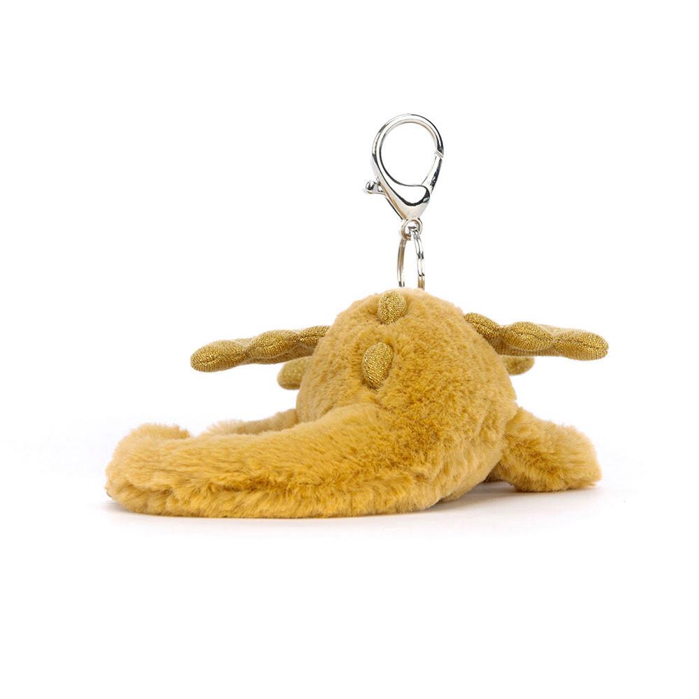 Peluche Breloque De Sac Jellycat Golden Dragon,12cm x 8cm x 22cm Jaune | 37892-MOCY
