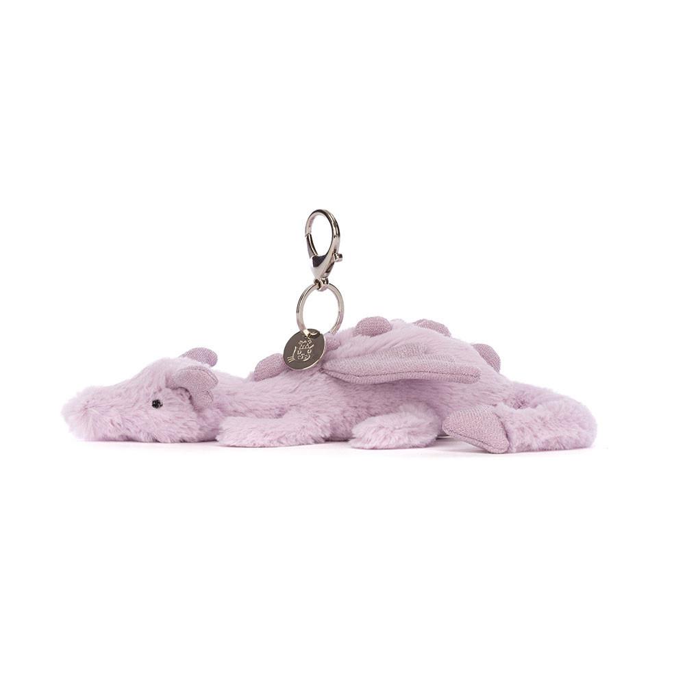 Peluche Breloque De Sac Jellycat Lavender Dragon,12cm x 8cm x 22cm Violette | 75284-TZSD