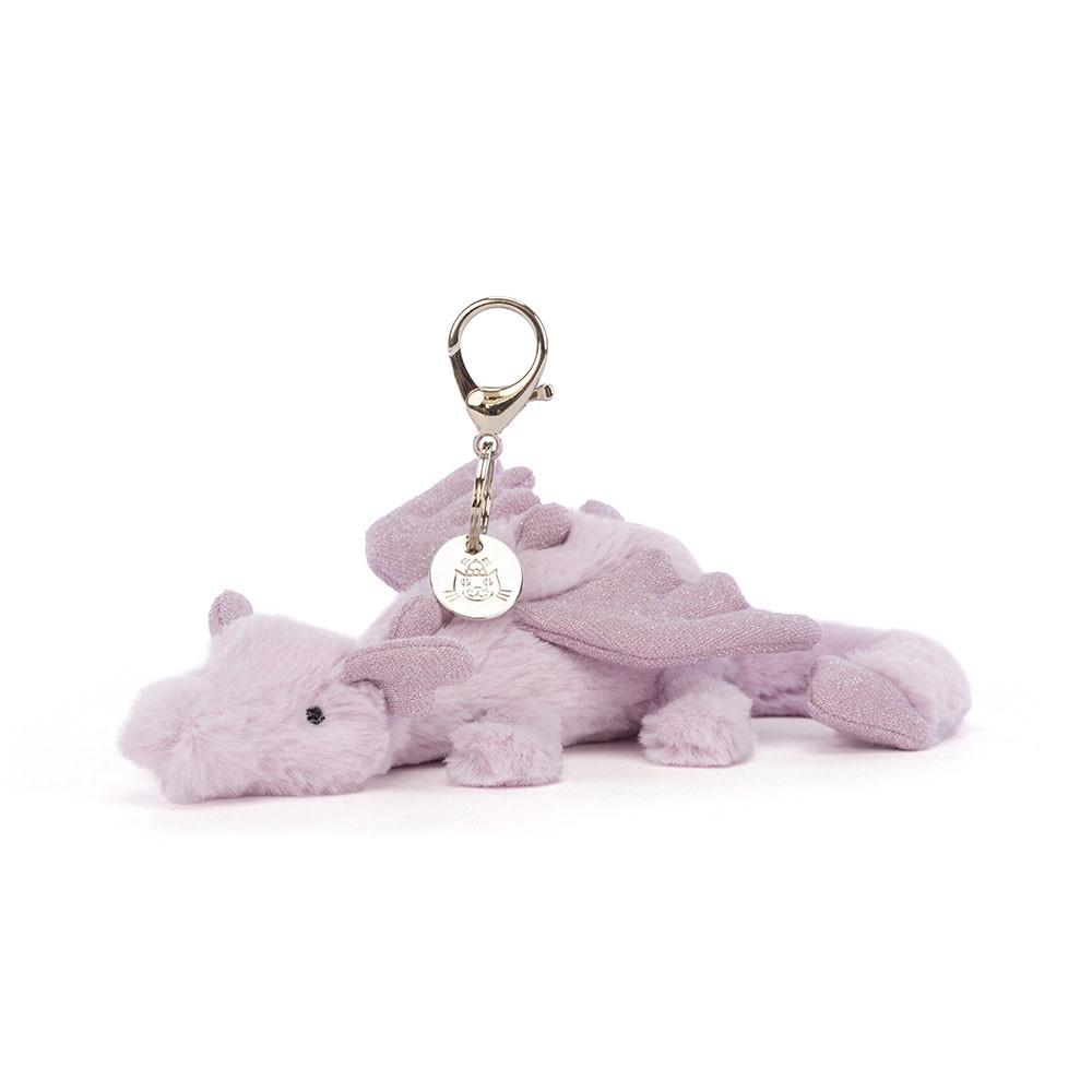 Peluche Breloque De Sac Jellycat Lavender Dragon,12cm x 8cm x 22cm Violette | 75284-TZSD