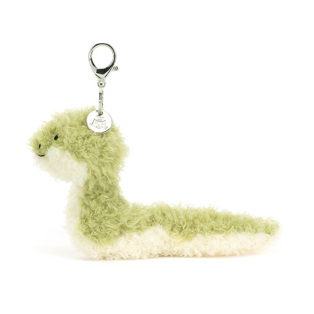 Peluche Breloque De Sac Jellycat Little Snake,16cm x 5cm x 16cm Vert | 38051-DPTR