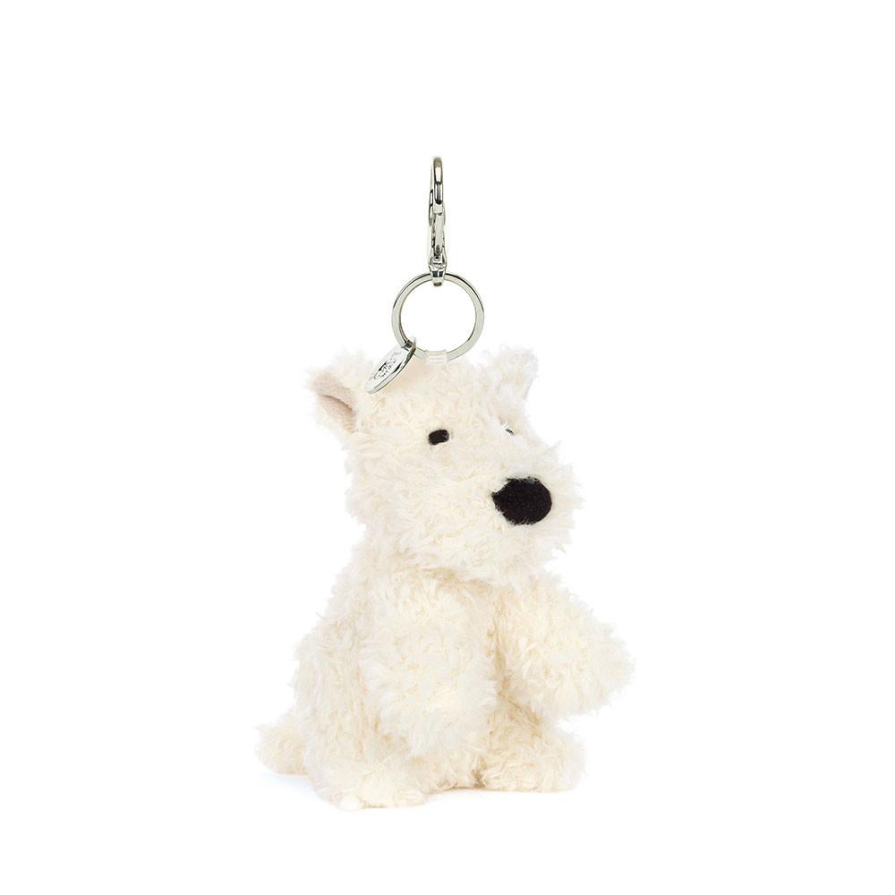 Peluche Breloque De Sac Jellycat Munro Scottie Dog,16cm x 6cm x 5cm Blanche | 51943-SWLR