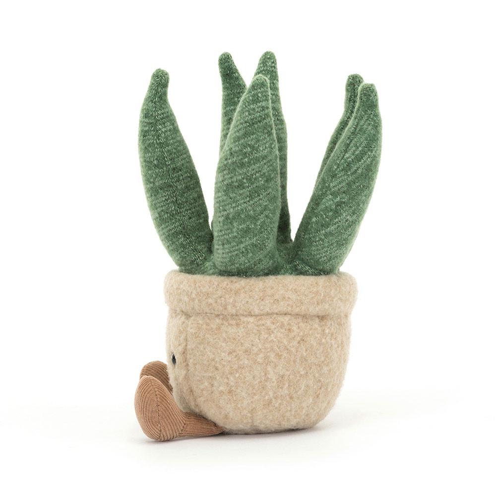Plantes Jellycat Peluche Amuseables Aloe Vera Small,17cm x 8cm x 7cm Vert | 80713-RBZF