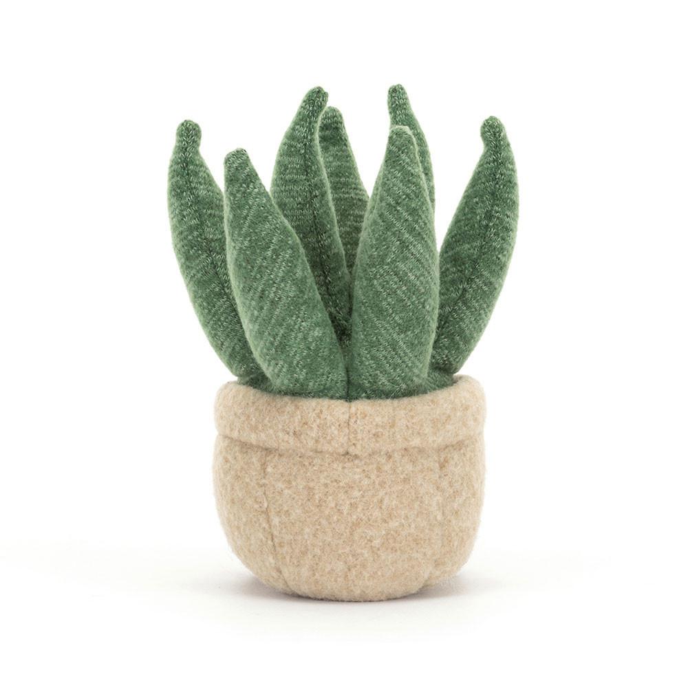 Plantes Jellycat Peluche Amuseables Aloe Vera Small,17cm x 8cm x 7cm Vert | 80713-RBZF