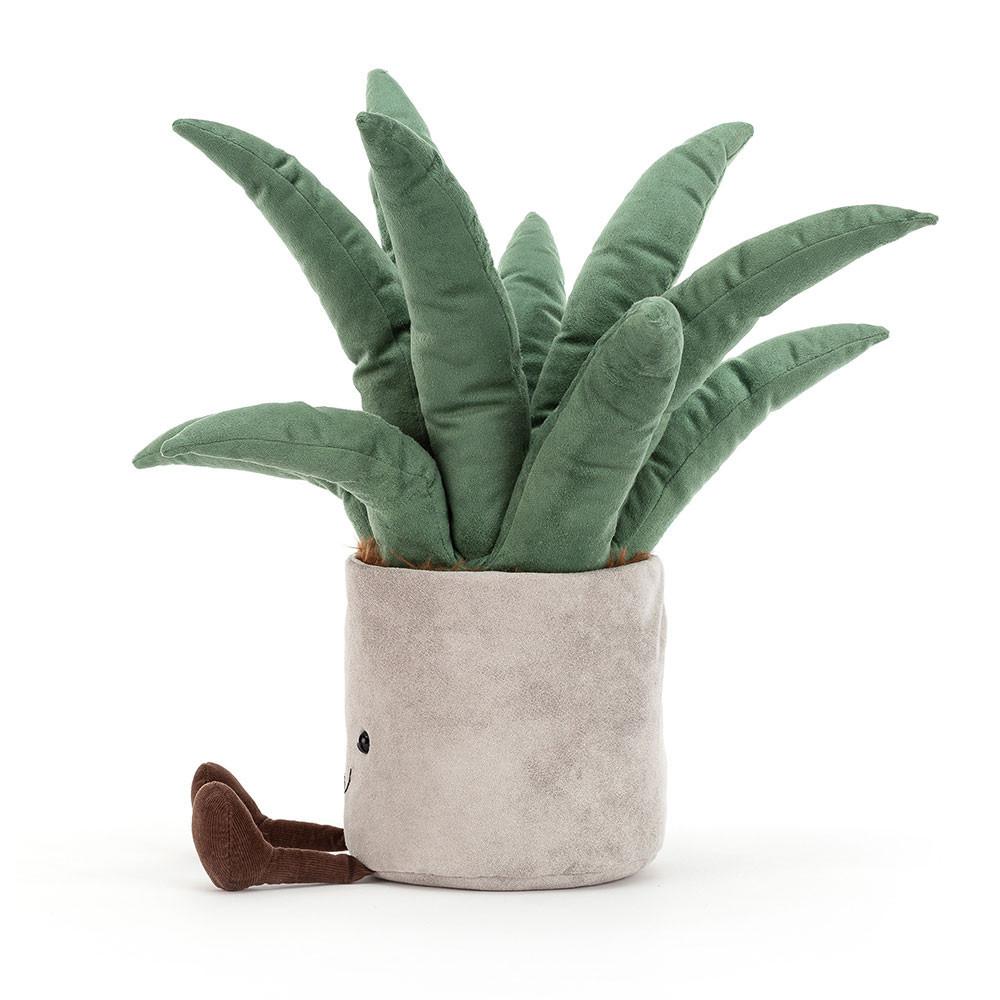 Plantes Jellycat Peluche Amuseables Aloe Vera,40cm x 14cm x 14cm Vert | 76352-XERY