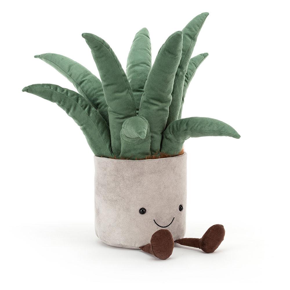 Plantes Jellycat Peluche Amuseables Aloe Vera,40cm x 14cm x 14cm Vert | 76352-XERY