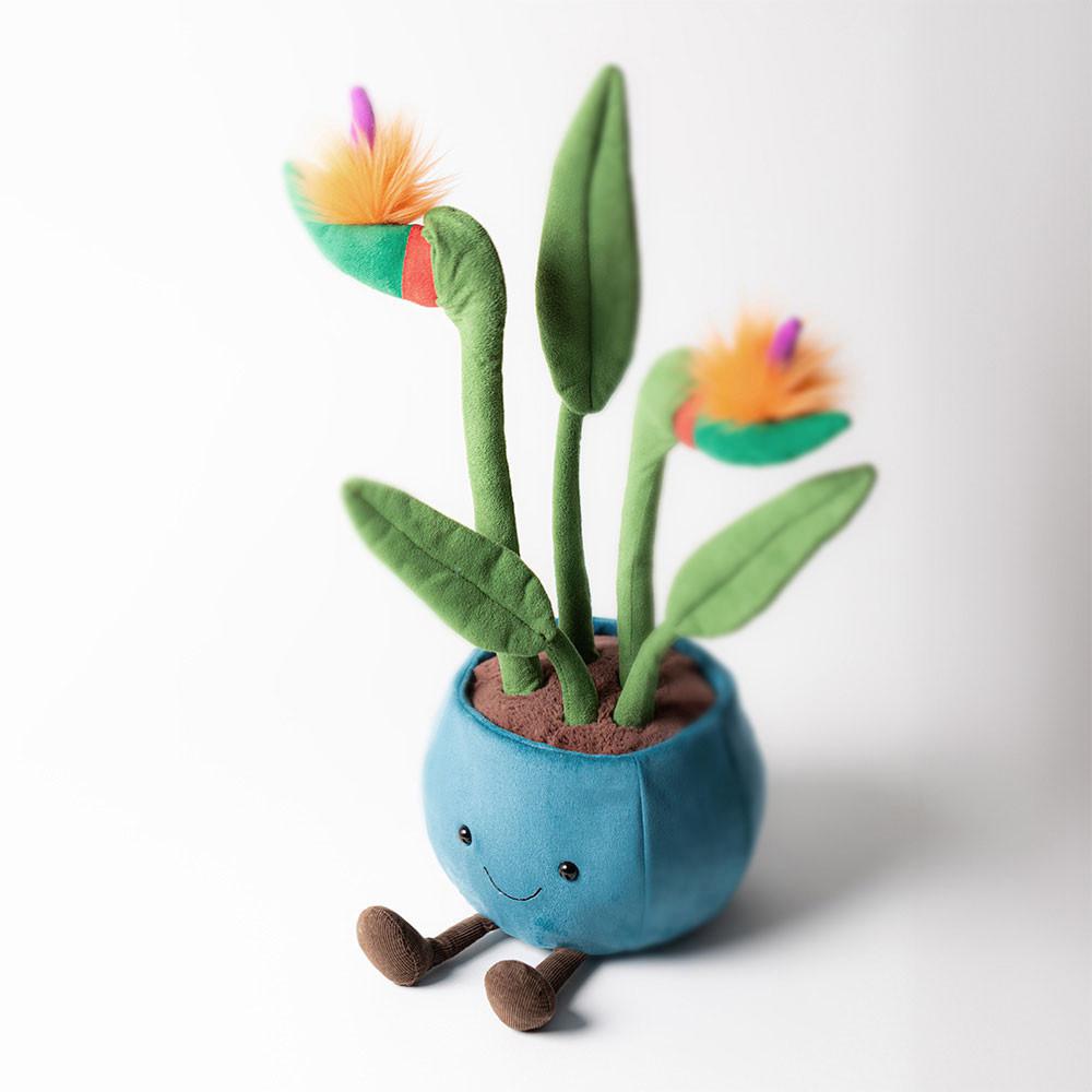 Plantes Jellycat Peluche Amuseables Bird of Paradise,38cm x 17cm x 14cm Vert | 20793-IWZN