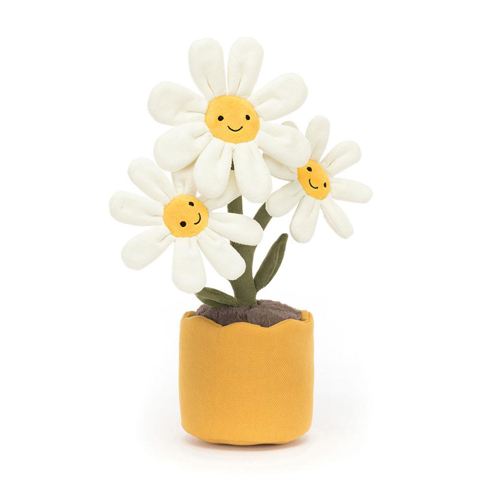 Plantes Jellycat Peluche Amuseables Daisy,34cm x 11cm x 11cm Blanche | 79183-PQUO