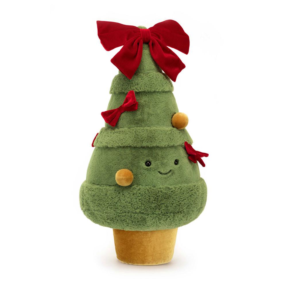 Plantes Jellycat Peluche Amuseables Decorated Christmas Tree,55cm x 27cm x 27cm Vert | 19804-ATKG