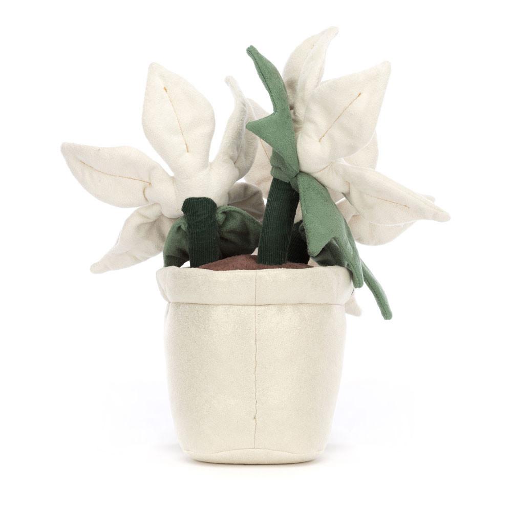Plantes Jellycat Peluche Amuseables Gold Poinsettia,25cm x 10cm x 10cm Blanche | 82576-ZRVW