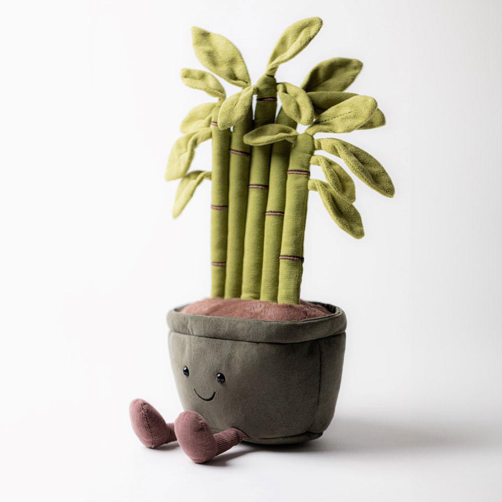Plantes Jellycat Peluche Amuseables Potted Bamboo,31cm x 12cm x 7cm Vert | 06485-YVAU