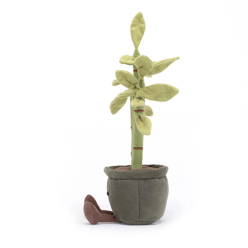 Plantes Jellycat Peluche Amuseables Potted Bamboo,31cm x 12cm x 7cm Vert | 06485-YVAU