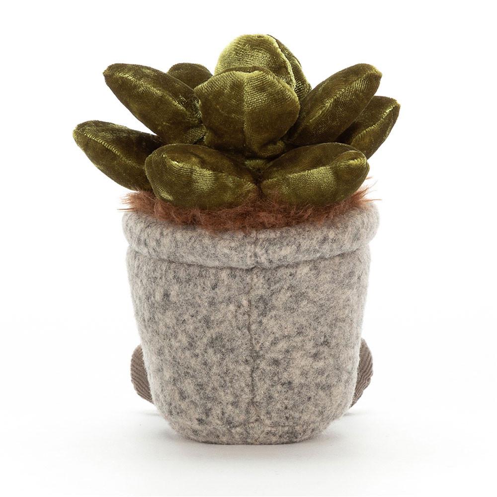 Plantes Jellycat Peluche Amuseables Silly Succulent Jade,15cm x 7cm x 6cm Vert | 68259-GUEV