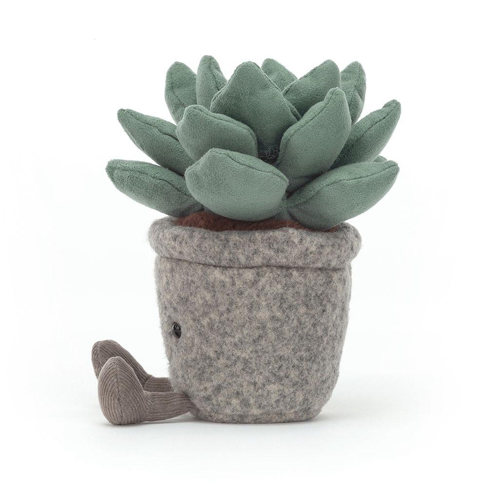 Plantes Jellycat Peluche Amuseables Silly Succulent Azulita,16cm x 7cm x 6cm Vert | 52781-AUPR