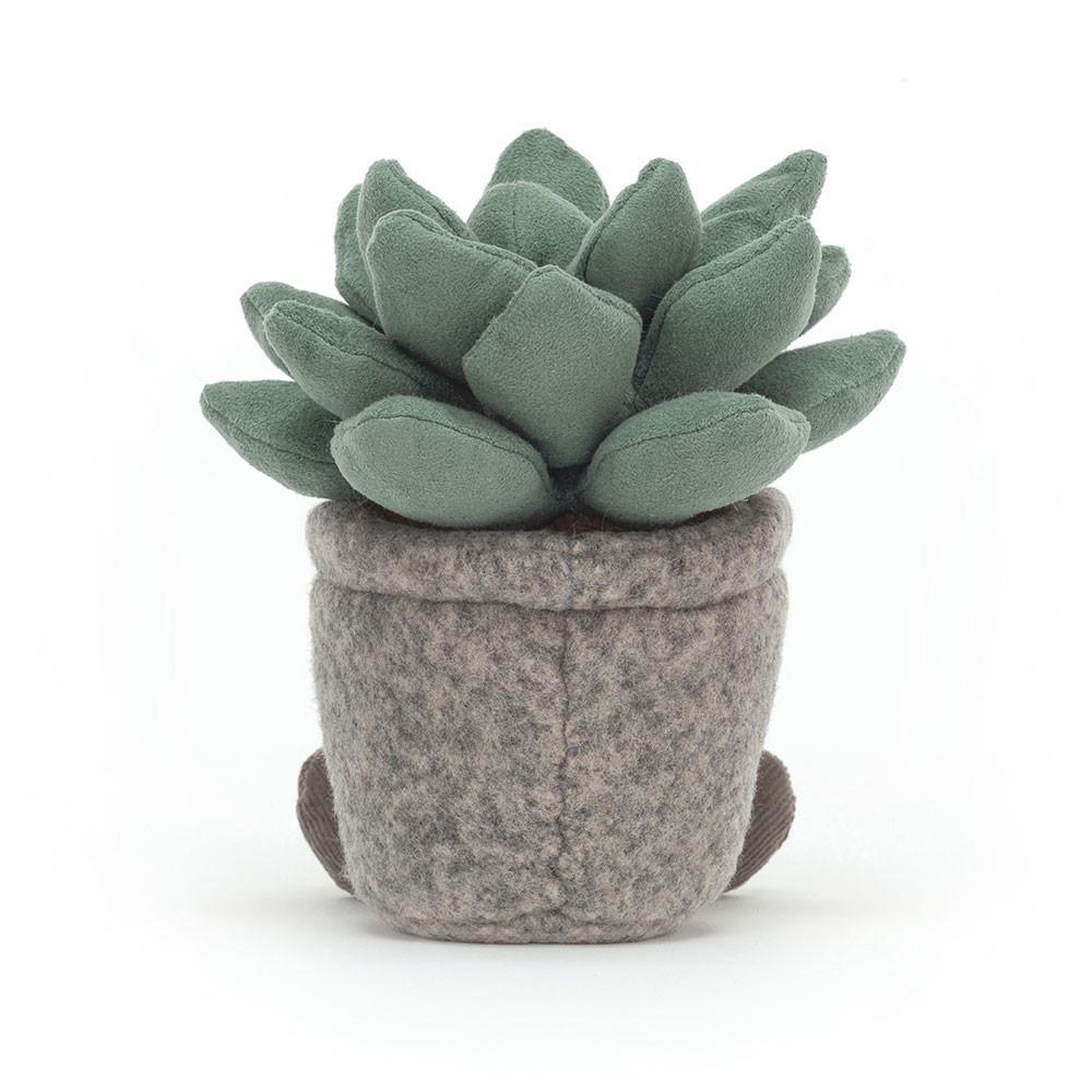 Plantes Jellycat Peluche Amuseables Silly Succulent Azulita,16cm x 7cm x 6cm Vert | 52781-AUPR