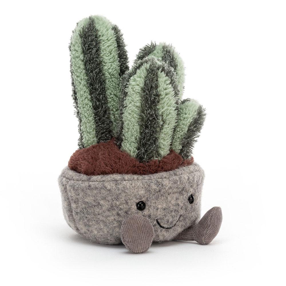 Plantes Jellycat Peluche Amuseables Silly Succulent Columnar Cactus,18cm x 10cm x 9cm Vert | 62358-IZCF