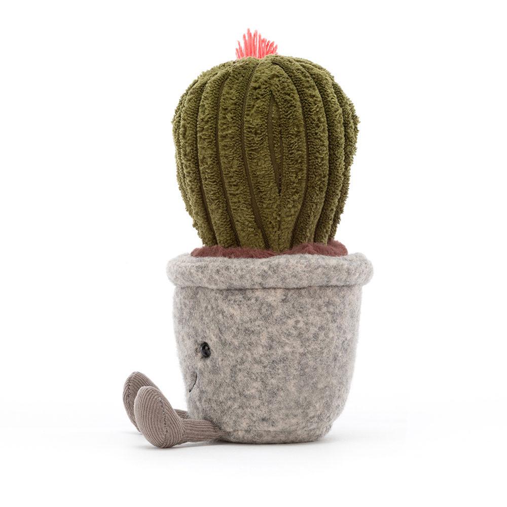 Plantes Jellycat Peluche Amuseables Silly Succulent Barrel Cactus,19cm x 7cm x 7cm Vert | 35214-JMDH