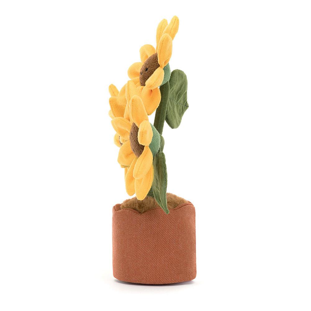 Plantes Jellycat Peluche Amuseables Sunflower,35cm x 11cm x 11cm Jaune | 03562-NHCA
