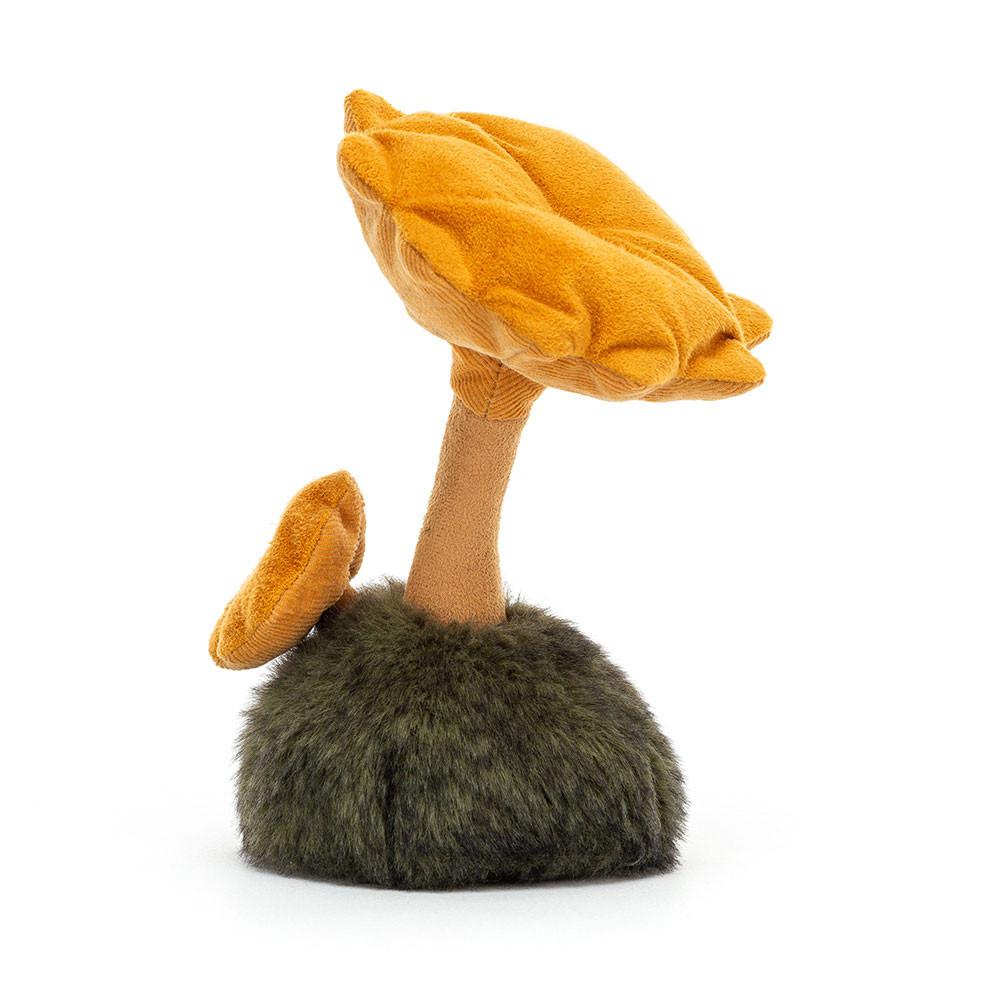 Plantes Jellycat Peluche Amuseables Wild Nature Chanterelle Mushroom,16cm x 9cm x 9cm Jaune | 80361-BTFP
