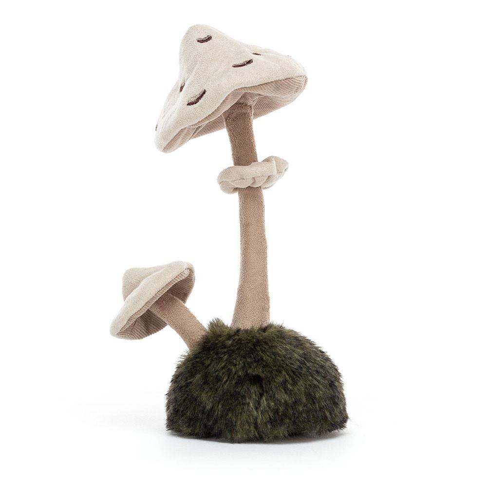 Plantes Jellycat Peluche Amuseables Wild Nature Parasol Mushroom,23cm x 9cm x 8cm Blanche | 80637-HMEG