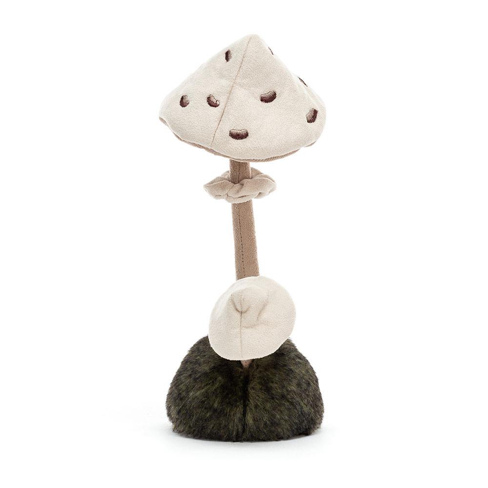 Plantes Jellycat Peluche Amuseables Wild Nature Parasol Mushroom,23cm x 9cm x 8cm Blanche | 80637-HMEG