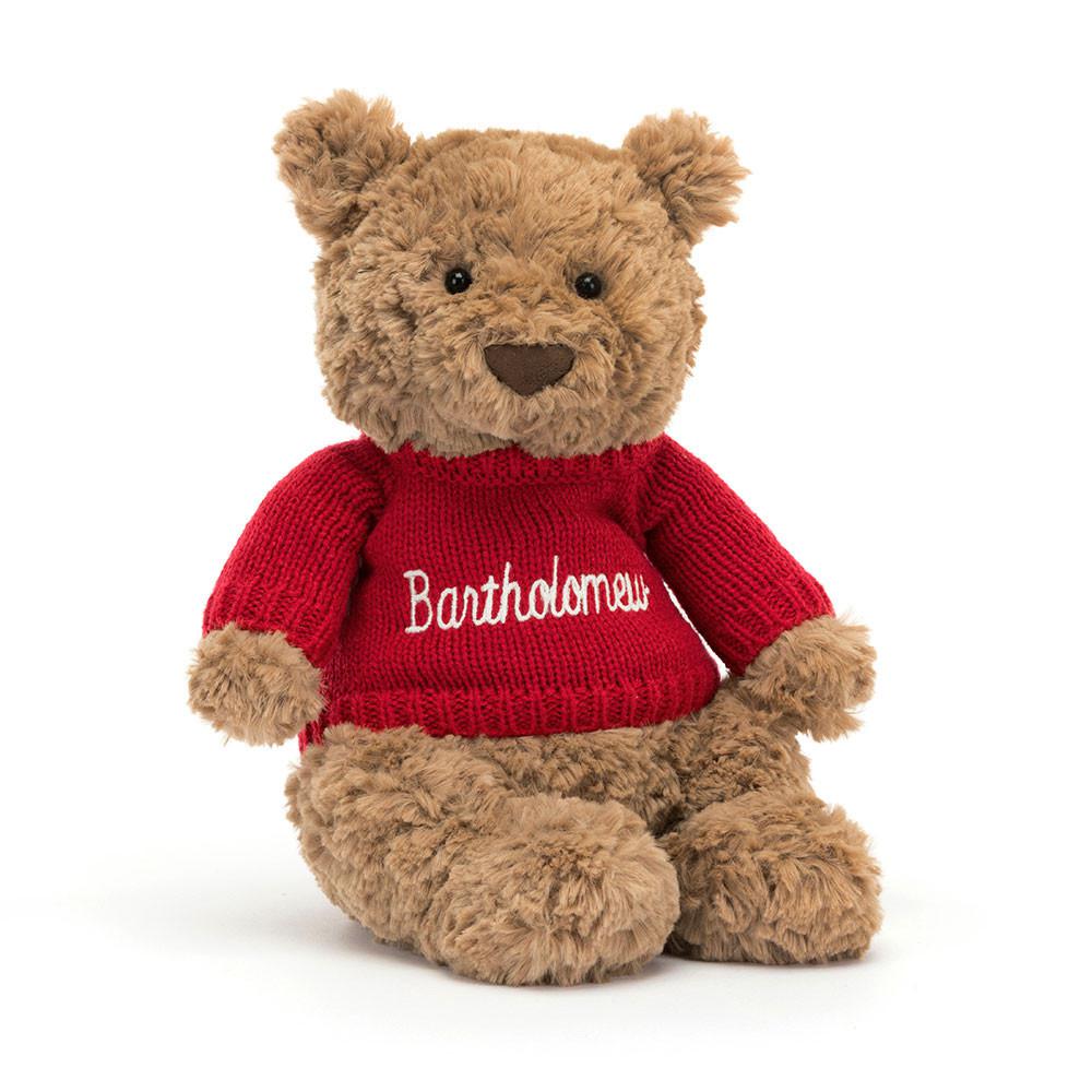 Pulls Jellycat Bartholomew Bear,26cm x 12cm x 8cm Marron | 35892-HZQI