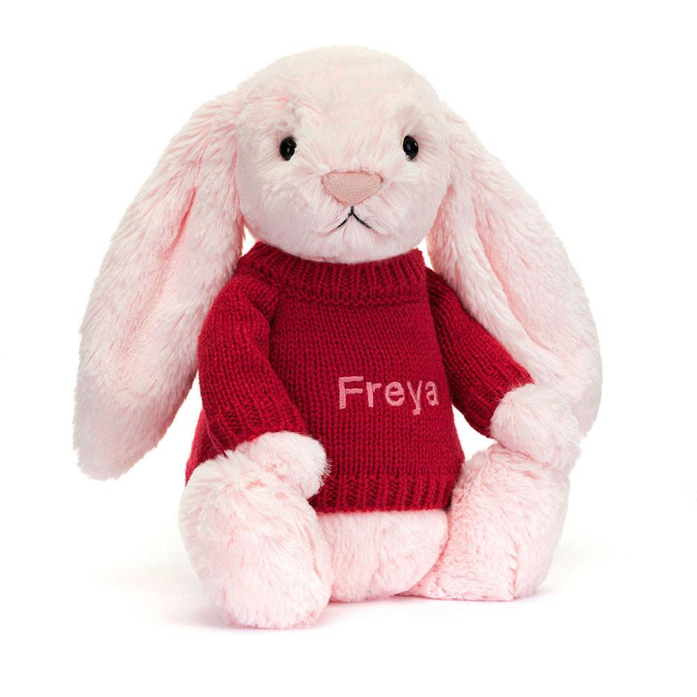 Pulls Jellycat Bashful Bunny,31cm x 12cm x 9cm Rose | 38029-APVD