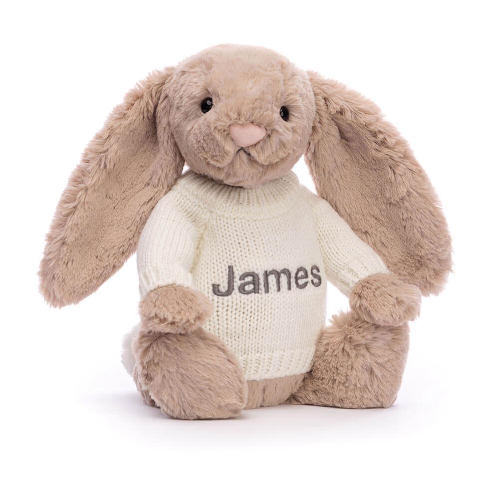 Pulls Jellycat Bashful Bunny with Cream,31cm x 12cm x 9cm Beige | 57024-LDMS
