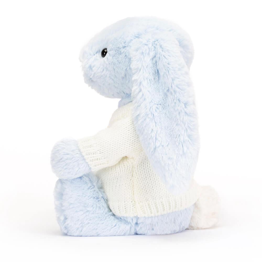 Pulls Jellycat Bashful Bunny with Cream,31cm x 12cm x 9cm Bleu | 70519-RAKE