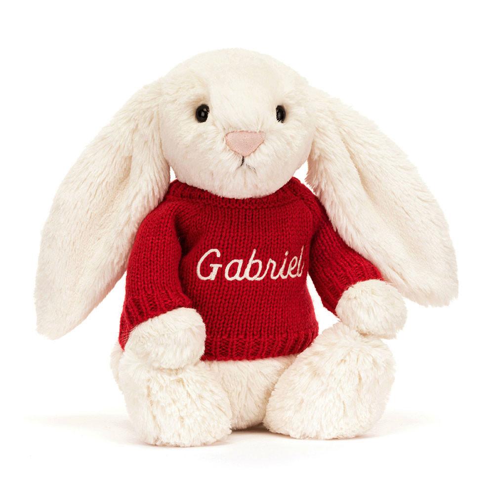 Pulls Jellycat Bashful Cream Bunny,31cm x 12cm x 9cm Blanche | 64751-CRQA