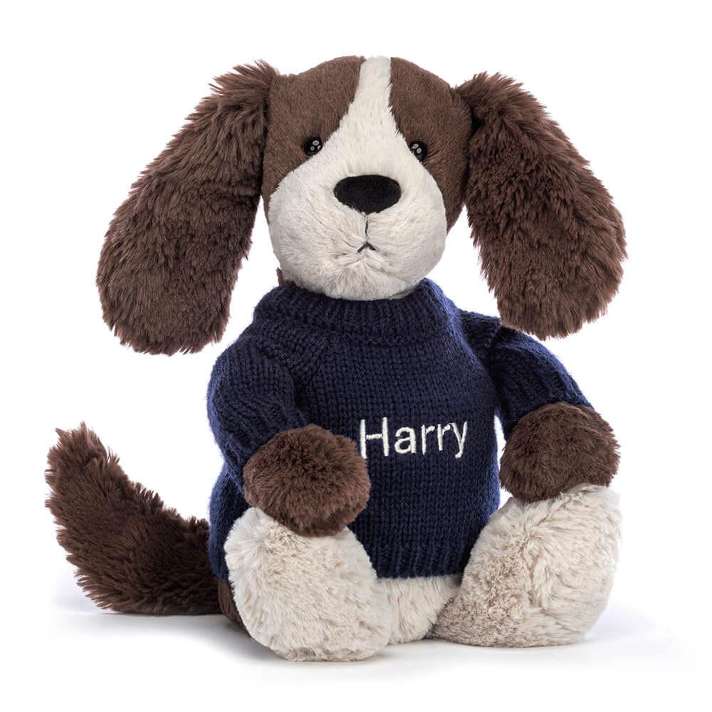 Pulls Jellycat Bashful Fudge Puppy,31cm x 12cm x 9cm Marron | 67410-ZJXA